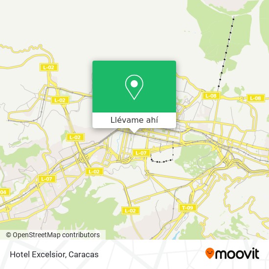 Mapa de Hotel Excelsior