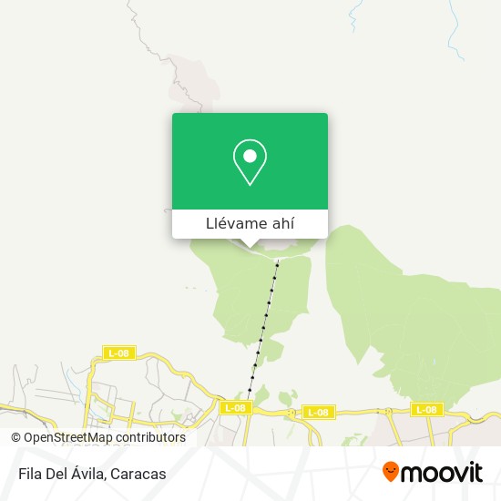 Mapa de Fila Del Ávila