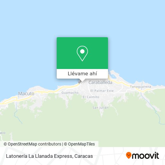 Mapa de Latonería La Llanada Express