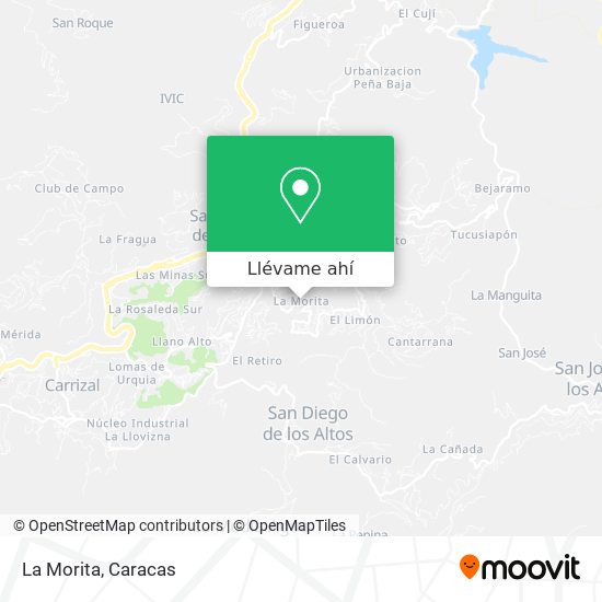 Mapa de La Morita
