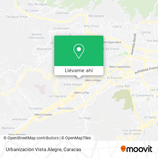 Mapa de Urbanización Vista Alegre