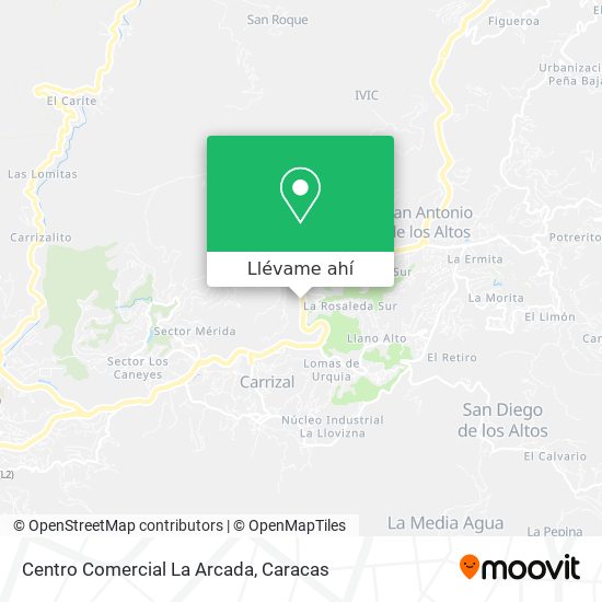Mapa de Centro Comercial La Arcada