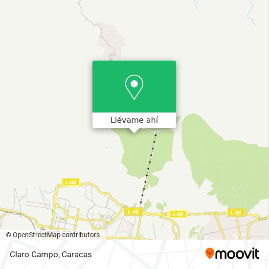 Mapa de Claro Campo