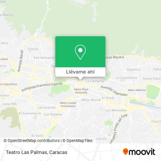 Mapa de Teatro Las Palmas