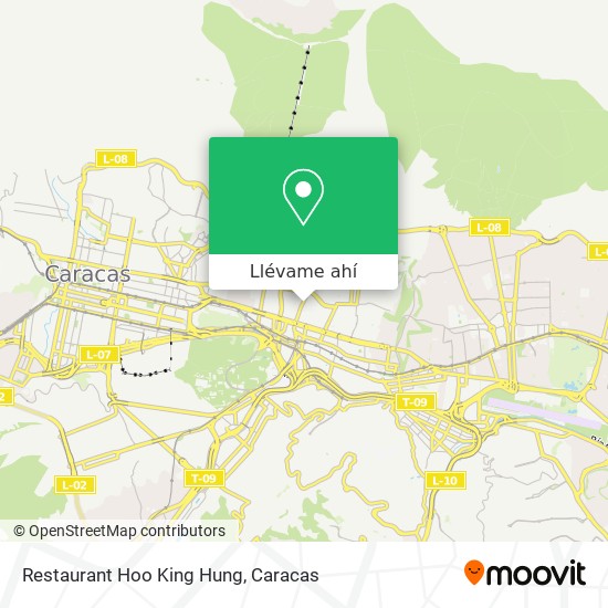 Mapa de Restaurant Hoo King Hung