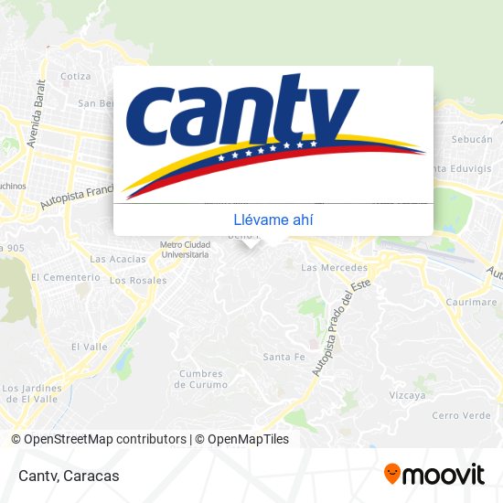 Mapa de Cantv