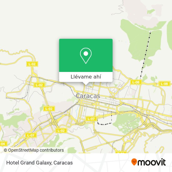 Mapa de Hotel Grand Galaxy