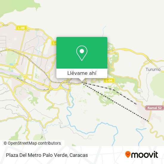 Mapa de Plaza Del Metro Palo Verde