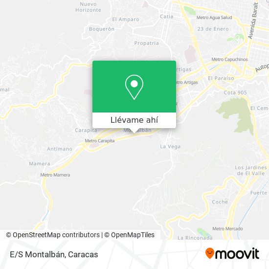 Mapa de E/S Montalbán
