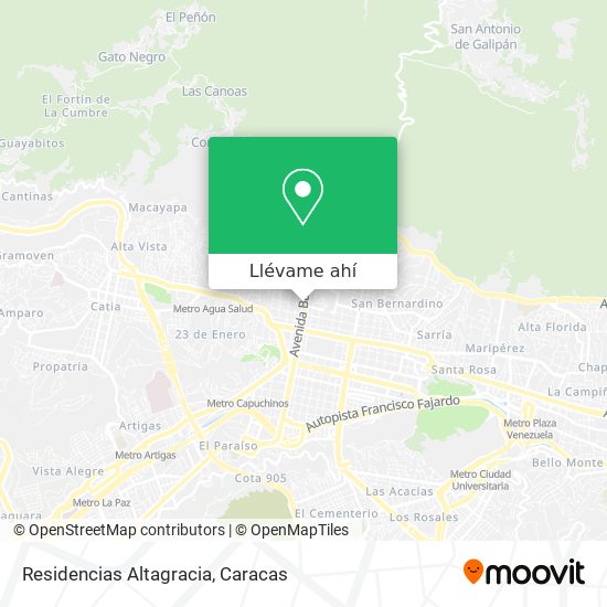 Mapa de Residencias Altagracia