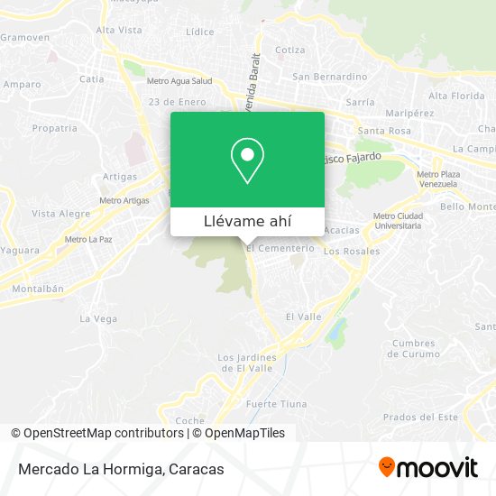 Mapa de Mercado La Hormiga