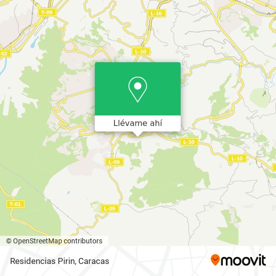 Mapa de Residencias Pirin