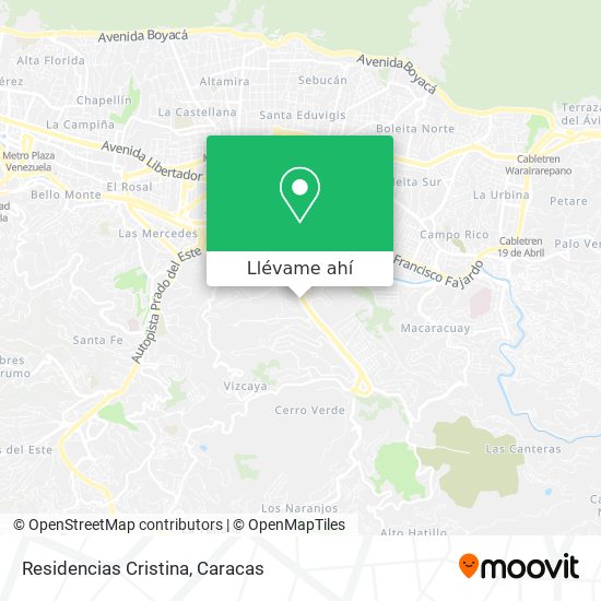 Mapa de Residencias Cristina