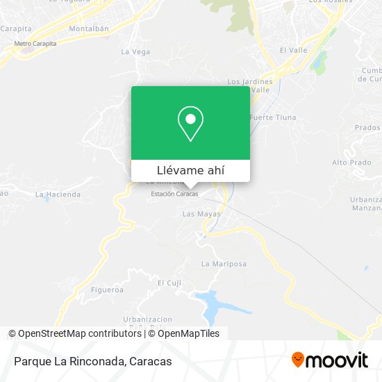 Mapa de Parque La Rinconada