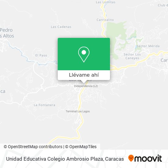 Mapa de Unidad Educativa Colegio Ambrosio Plaza