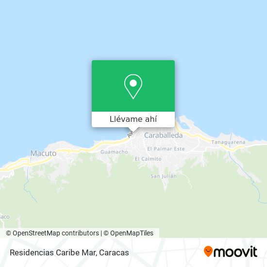 Mapa de Residencias Caribe Mar