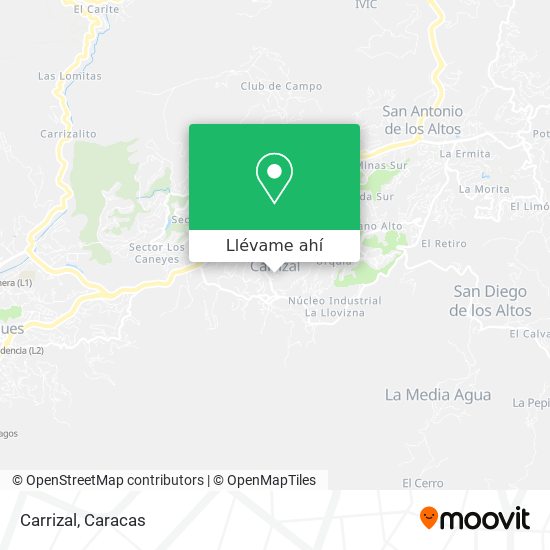 Mapa de Carrizal