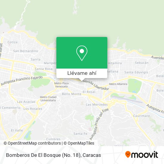 Mapa de Bomberos De El Bosque (No. 18)