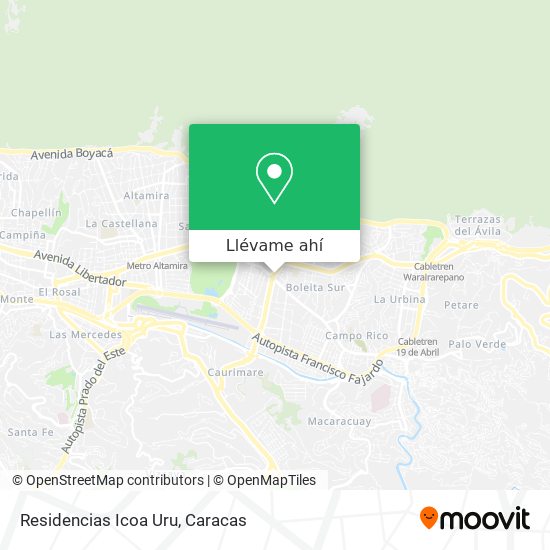 Mapa de Residencias Icoa Uru