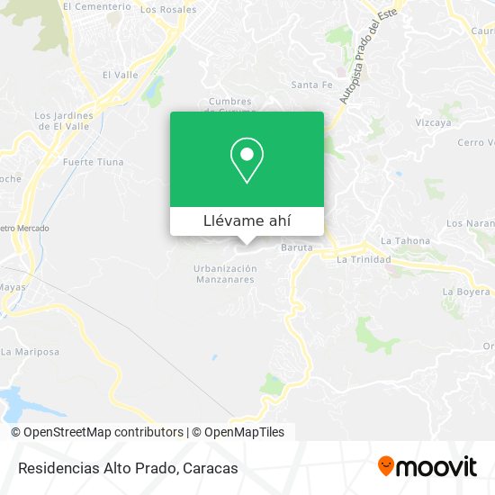 Mapa de Residencias Alto Prado