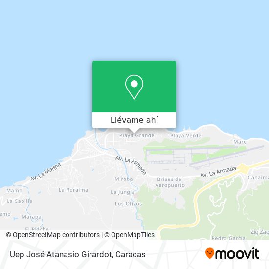 Mapa de Uep José Atanasio Girardot