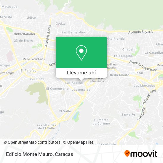 Mapa de Edficio Monte Mauro