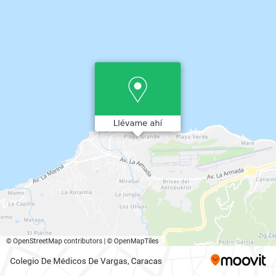 Mapa de Colegio De Médicos De Vargas