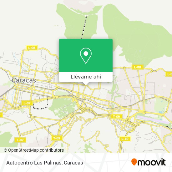 Mapa de Autocentro Las Palmas