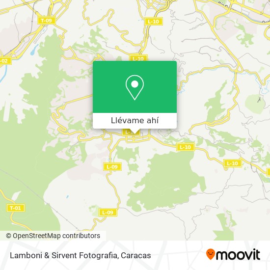 Mapa de Lamboni & Sirvent Fotografia