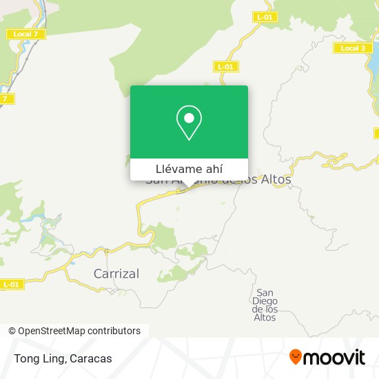 Mapa de Tong Ling