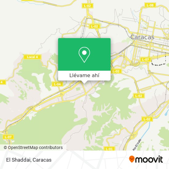 Mapa de El Shaddai