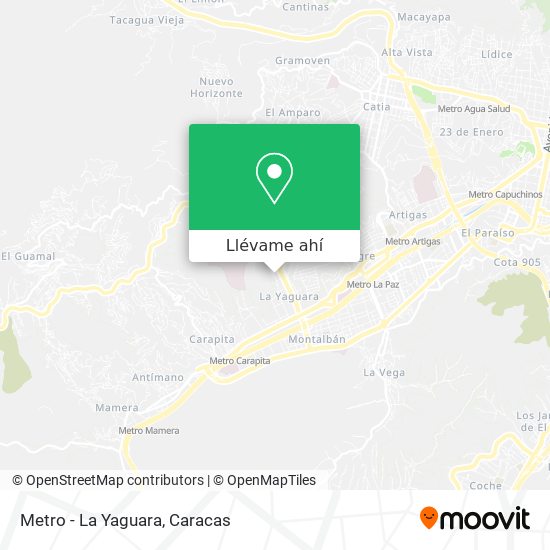 Mapa de Metro - La Yaguara
