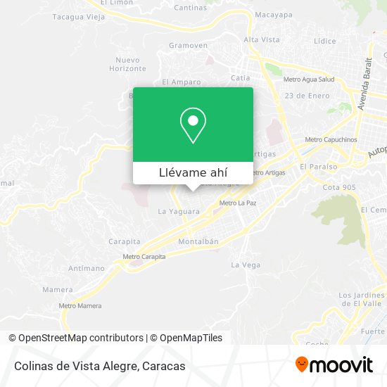 Mapa de Colinas de Vista Alegre