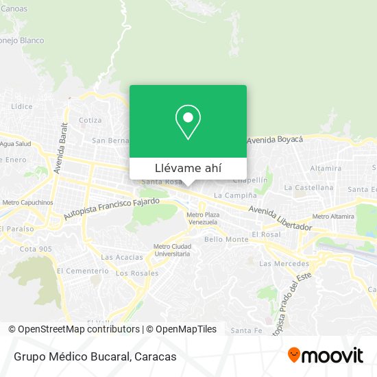 Mapa de Grupo Médico Bucaral