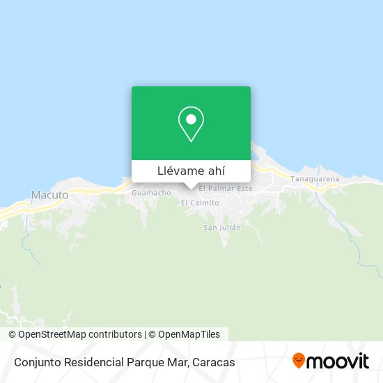 Mapa de Conjunto Residencial Parque Mar