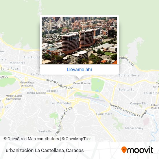 Mapa de urbanización La Castellana