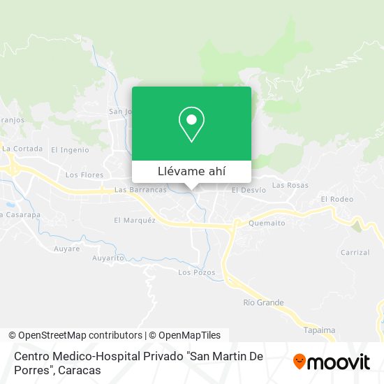 Mapa de Centro Medico-Hospital Privado "San Martin De Porres"