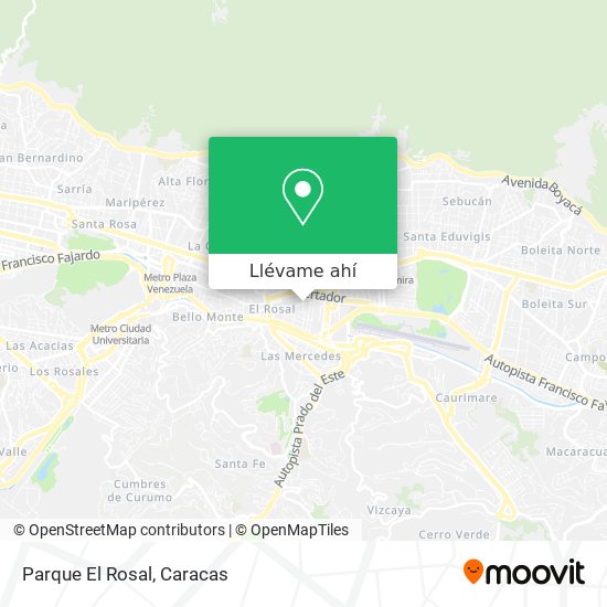 Mapa de Parque El Rosal