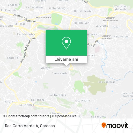 Mapa de Res Cerro Verde A