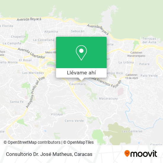 Mapa de Consultorio Dr. José Matheus
