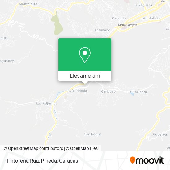 Mapa de Tintoreria Ruiz Pineda
