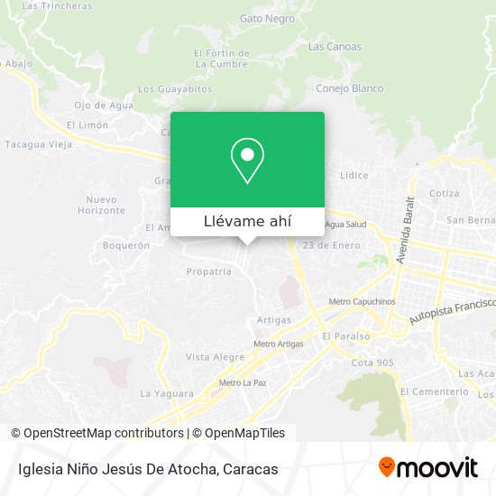Mapa de Iglesia Niño Jesús De Atocha