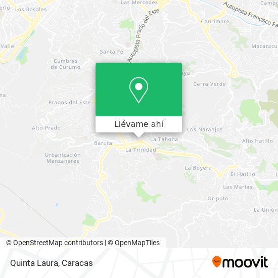 Mapa de Quinta Laura