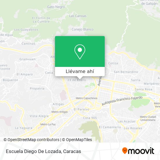 Mapa de Escuela Diego De Lozada