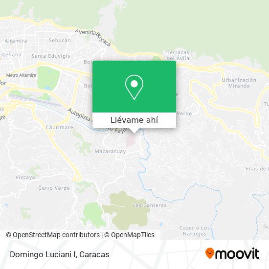Mapa de Domingo Luciani I
