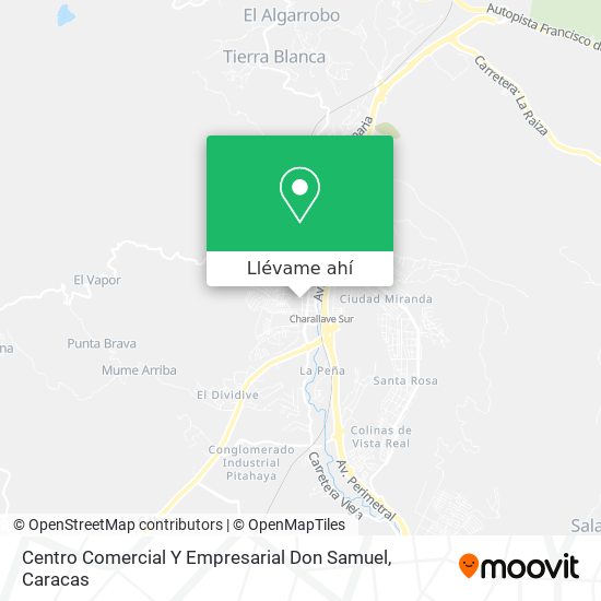 Mapa de Centro Comercial Y Empresarial Don Samuel