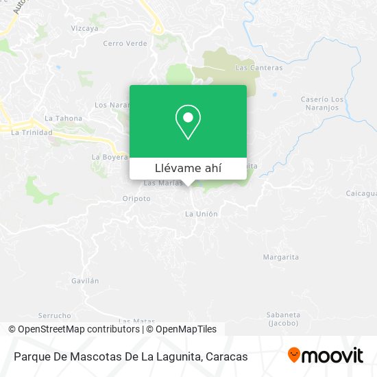 Mapa de Parque De Mascotas De La Lagunita