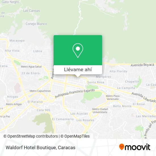 Mapa de Waldorf Hotel Boutique