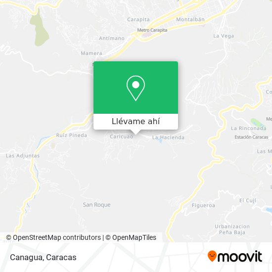 Mapa de Canagua