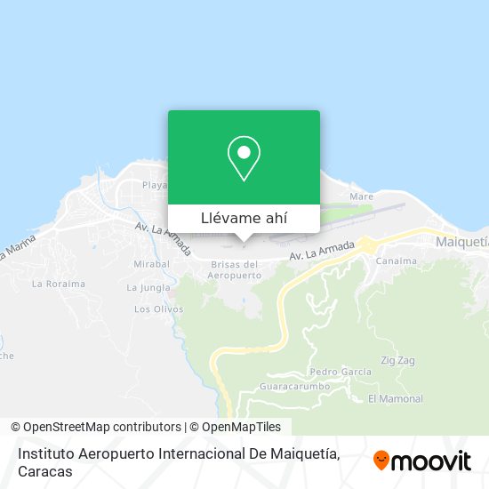 Mapa de Instituto Aeropuerto Internacional De Maiquetía